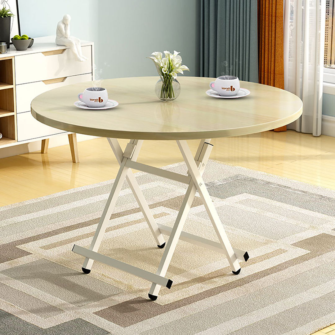 Maple Grain Round Dining Table