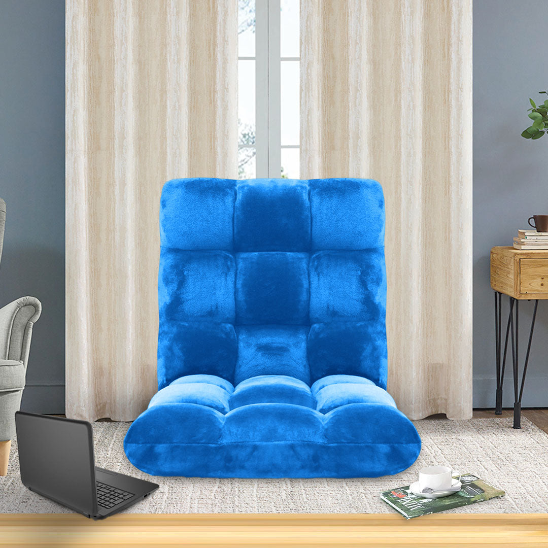 Recliner Lounge Sofa Cushion Blue