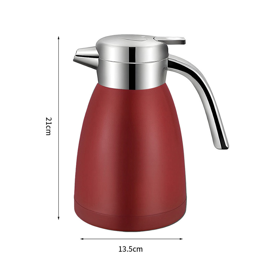 1.2L Stainless Steel Water Bottle Red