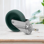 2 x 4" Polyurethane Swivel Castor Wheels