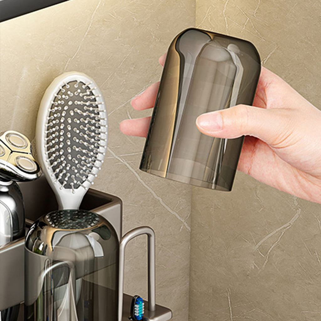 15cm Wall-Mounted Bathroom Storage Rack
