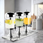 Triple Head 24L Stainless Steel Dispenser