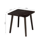 40cm Black Ceramic Table Stone Pattern Compact
