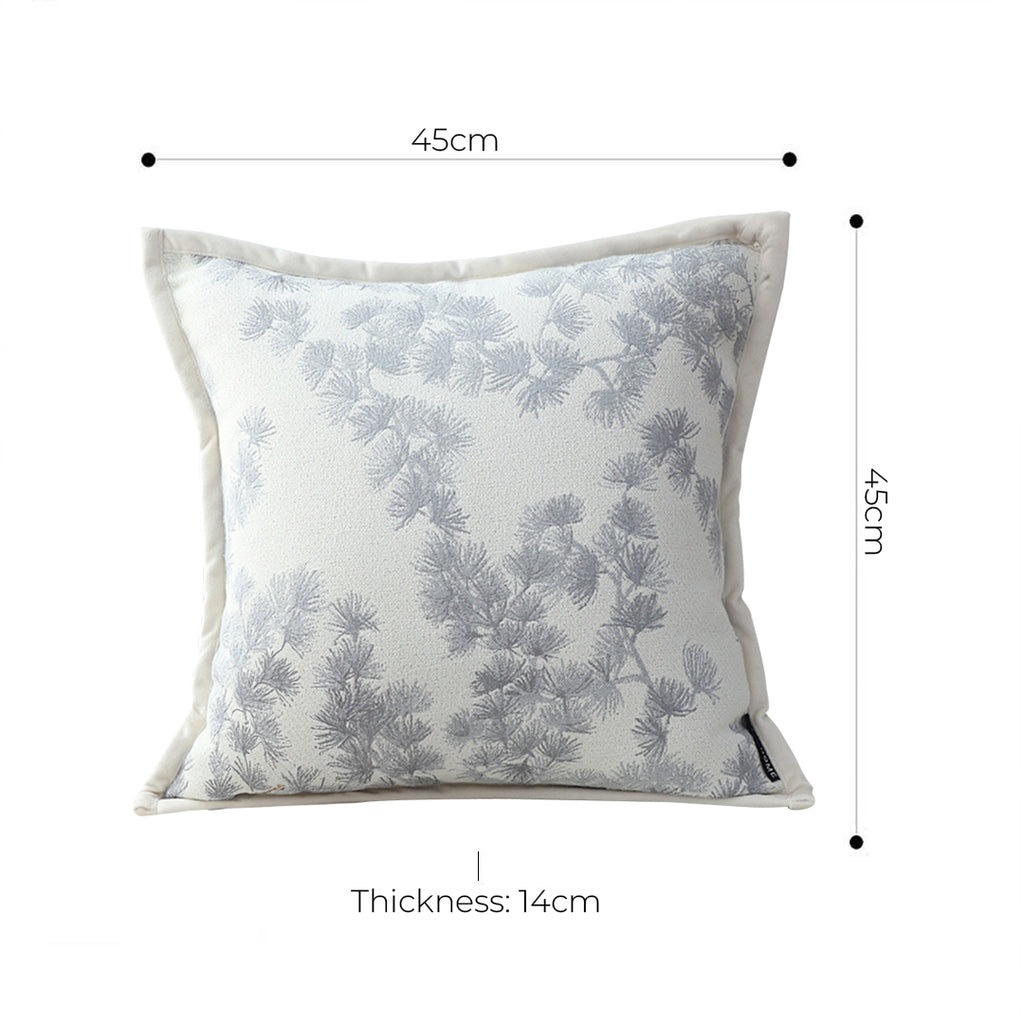 45cm Throw Pillow Cream White