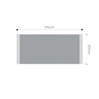SOGA 2X 127x170cm Star Grey Blanket – Gradient Tassel Throw