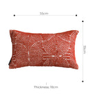 35cm Throw Pillow Burgundy Cinnabar Perfect Burnt