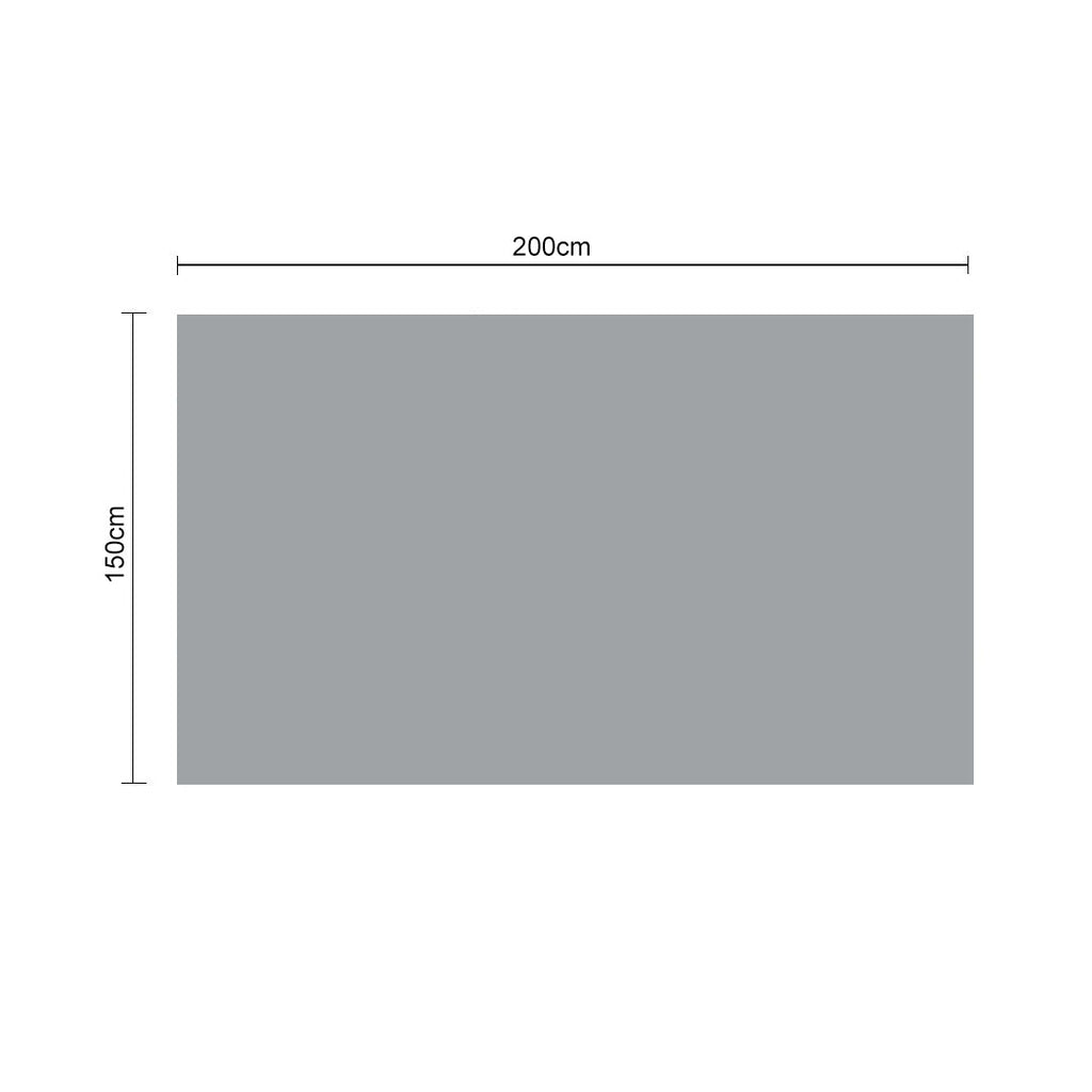 SOGA 150x200cm Warm & Cozy Flannel Polyester Throw Blanket Light Brown