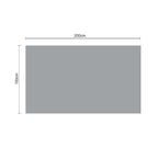 SOGA 150x200cm Warm & Cozy Flannel Polyester Throw Blanket Light Brown