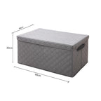 Extra Large Grey Non-Woven Diamond Quilt Grid