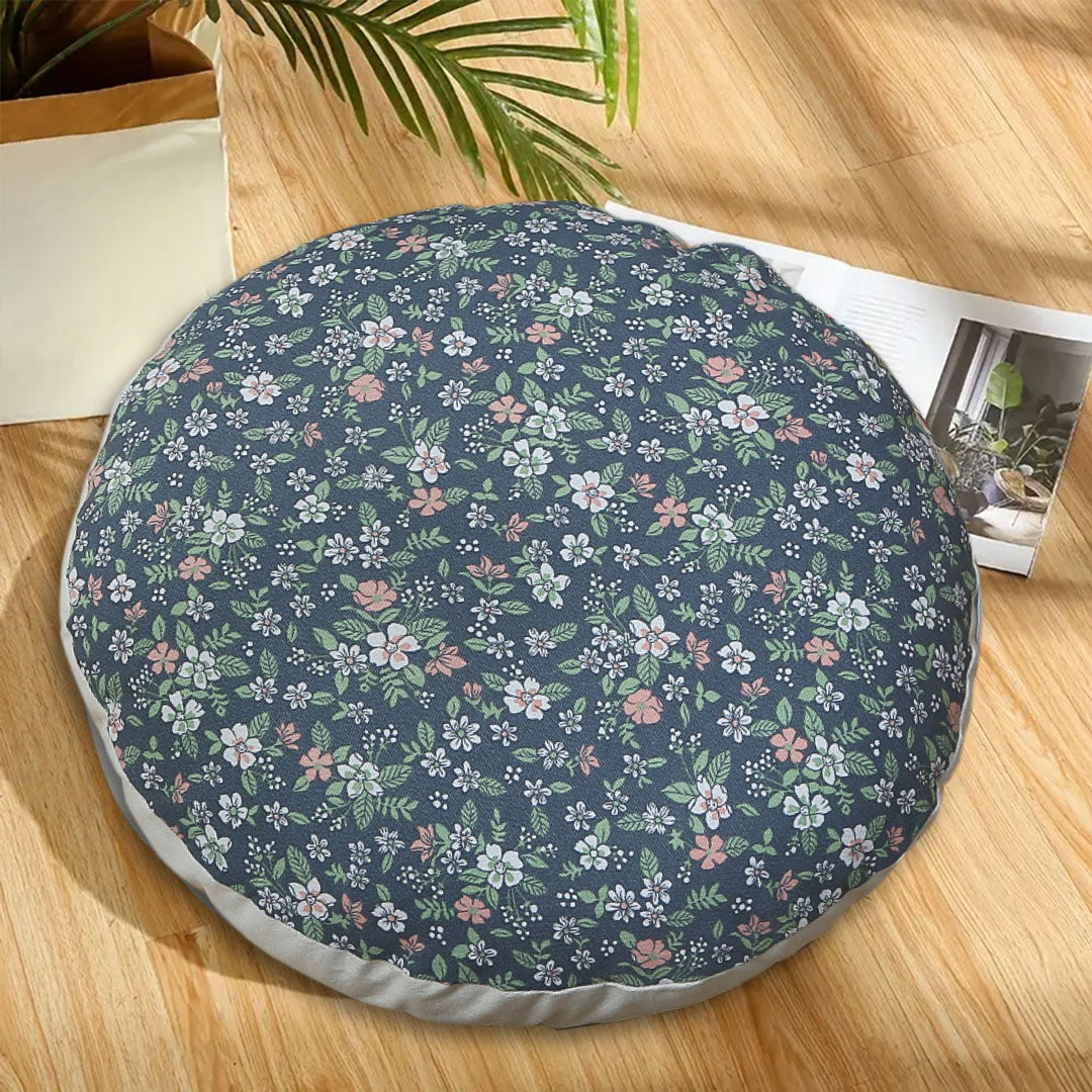 45cm Blue Premium Polyester Cotton Cushion with EPP Particle