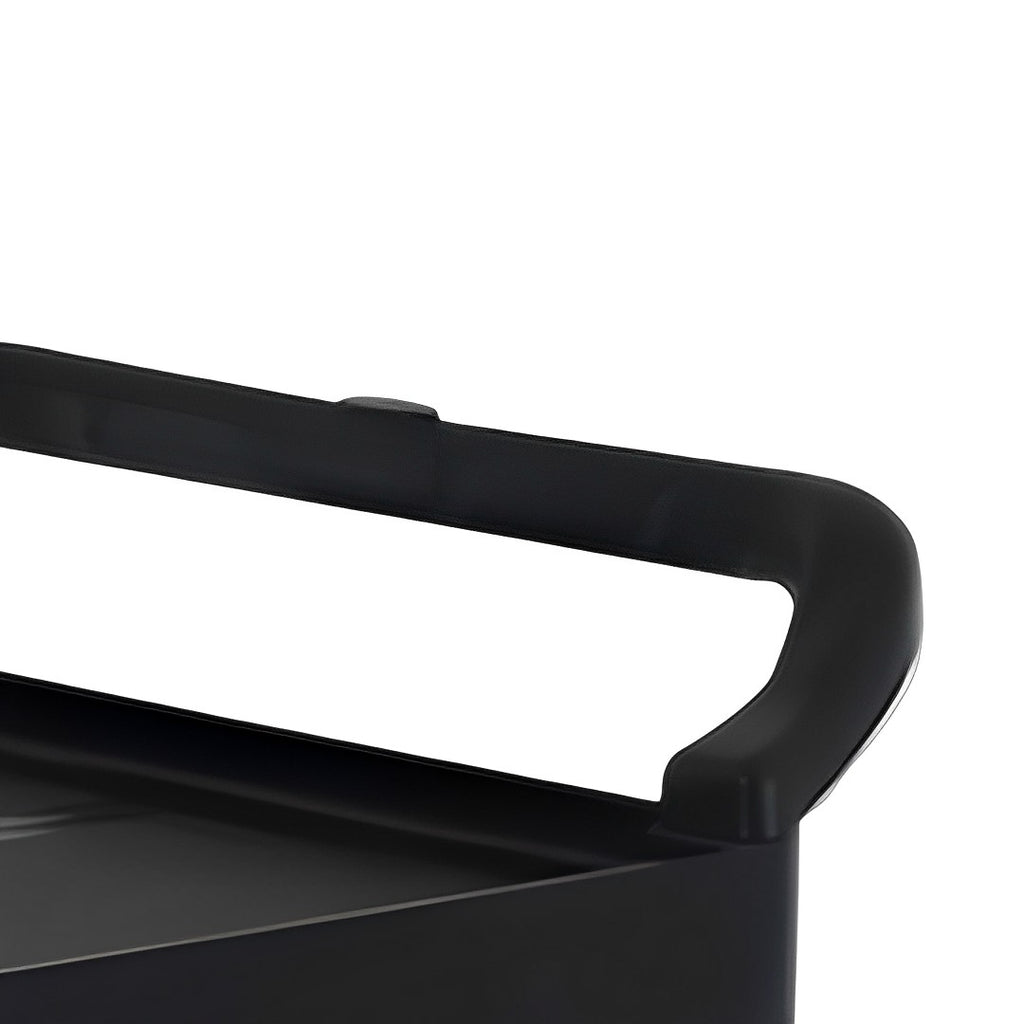 2 Tier Multifunctional Utility Cart 845x430x940mm Black
