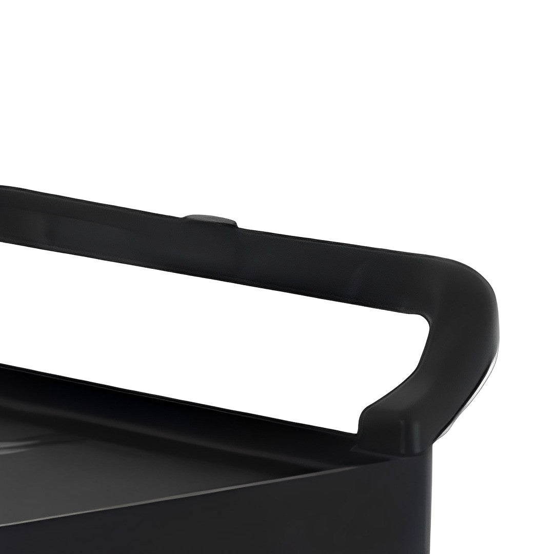 2 Tier Multifunctional Utility Cart 845x430x940mm Black