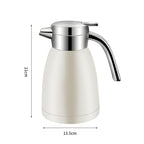 1.2L Stainless Steel Water Bottle White