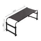 SOGA 140×45 cm Adjustable Overbed Table – Mobile Desk