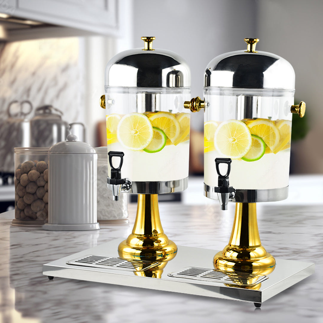 16L Dual Stainless Steel Dispenser