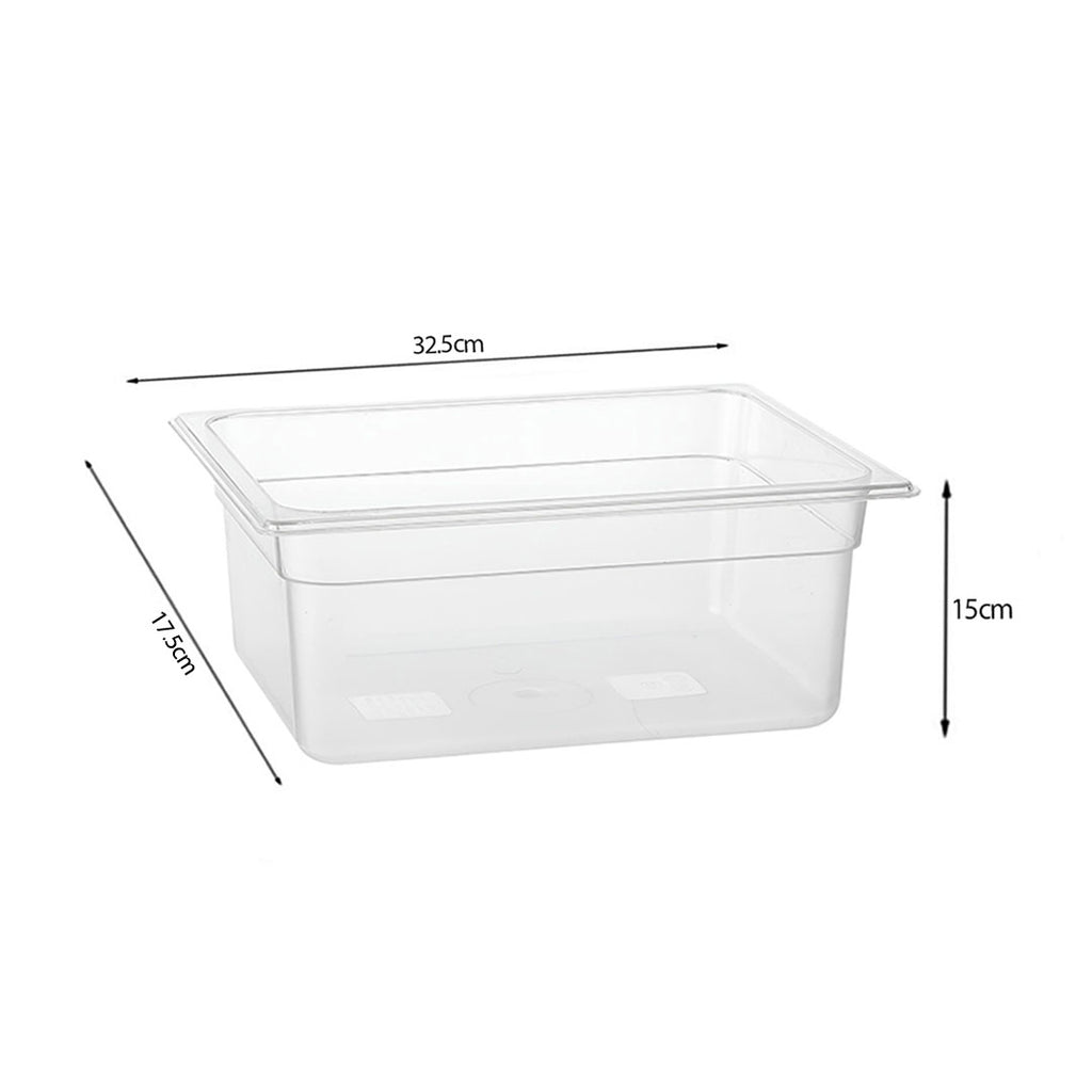 150mm Clear GN Pan 1/3 Food Tray