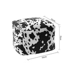 55x35cm Squared Soft Pouffe Seat Cushion Elegant Home