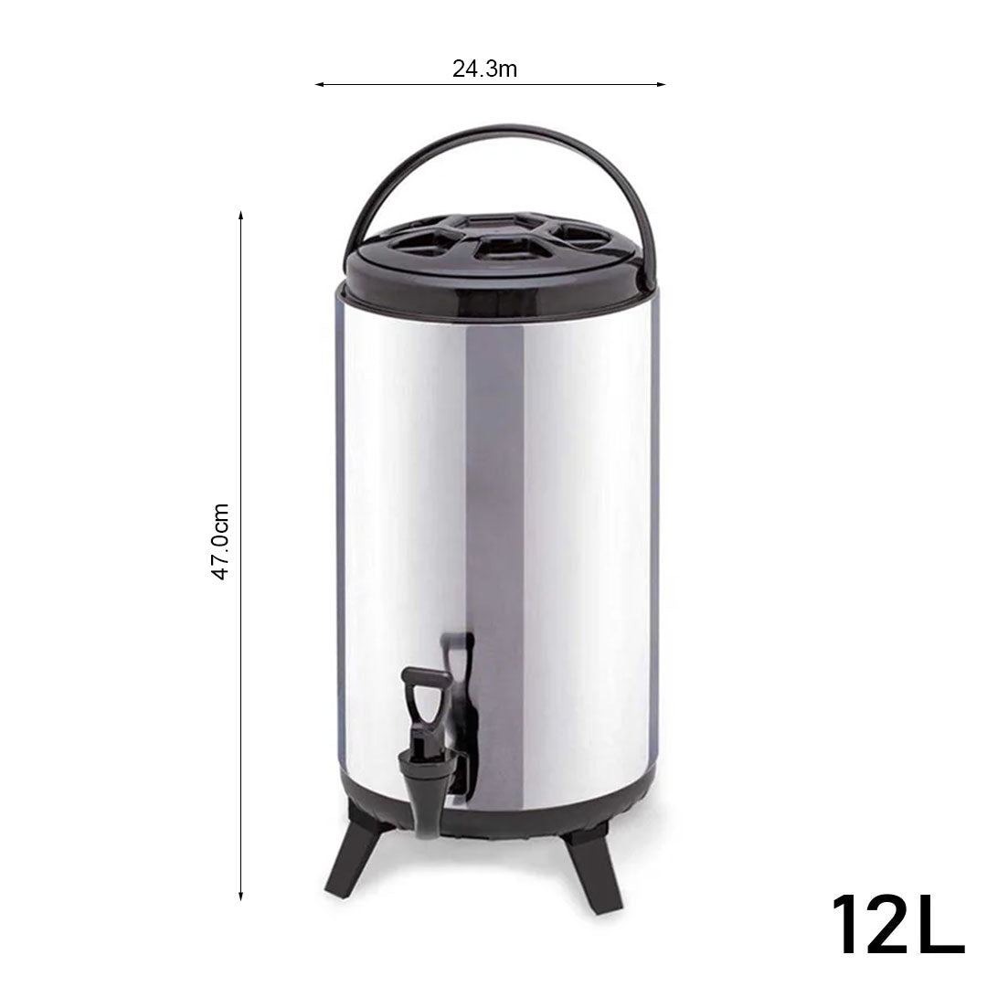 SOGA 12L Portable Insulated Cold/Heat Dispenser