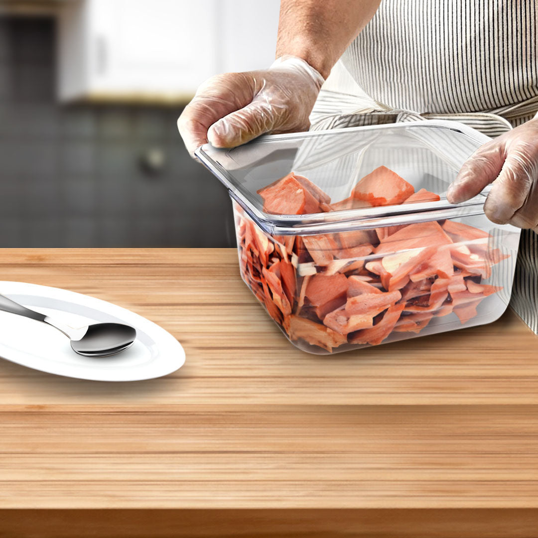 150mm Clear GN Pan 1/6 Food Tray