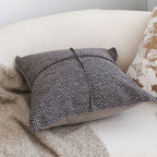 SOGA 45cm Herringbone Textured Woven Square Throw Pillow
