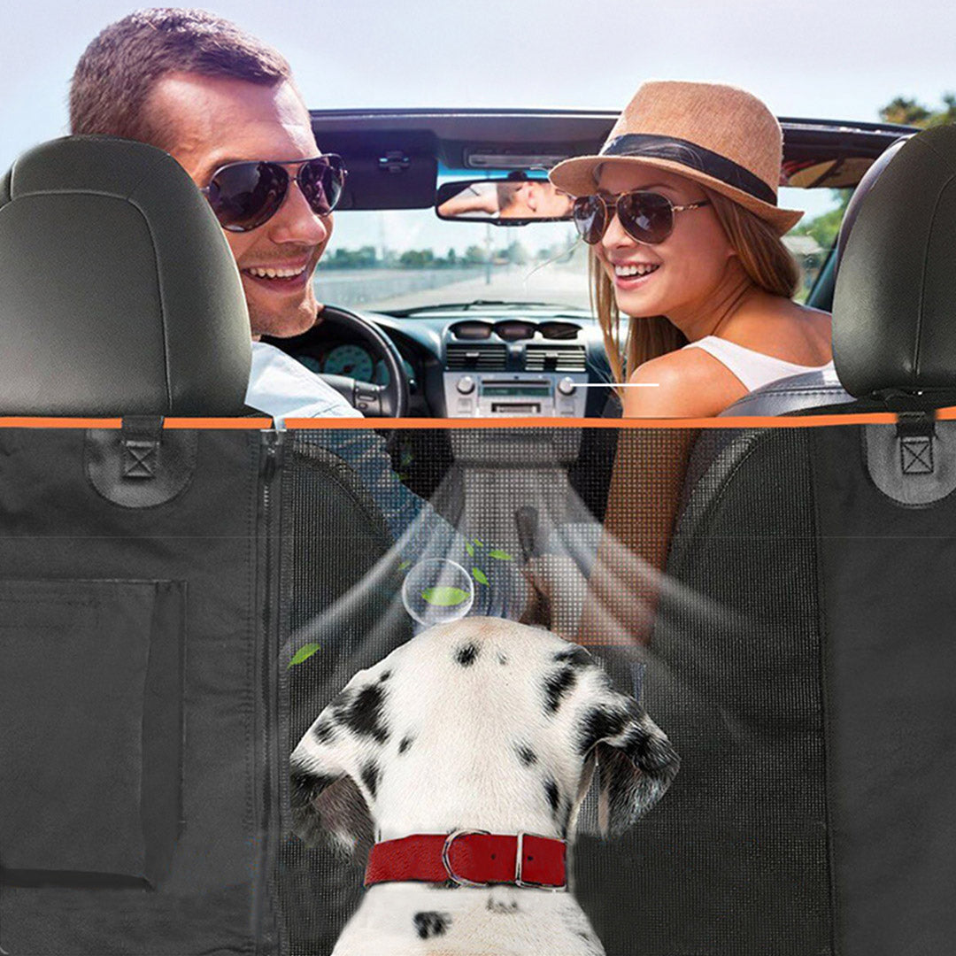 Pet Car Cover Back Seat Protector Black
