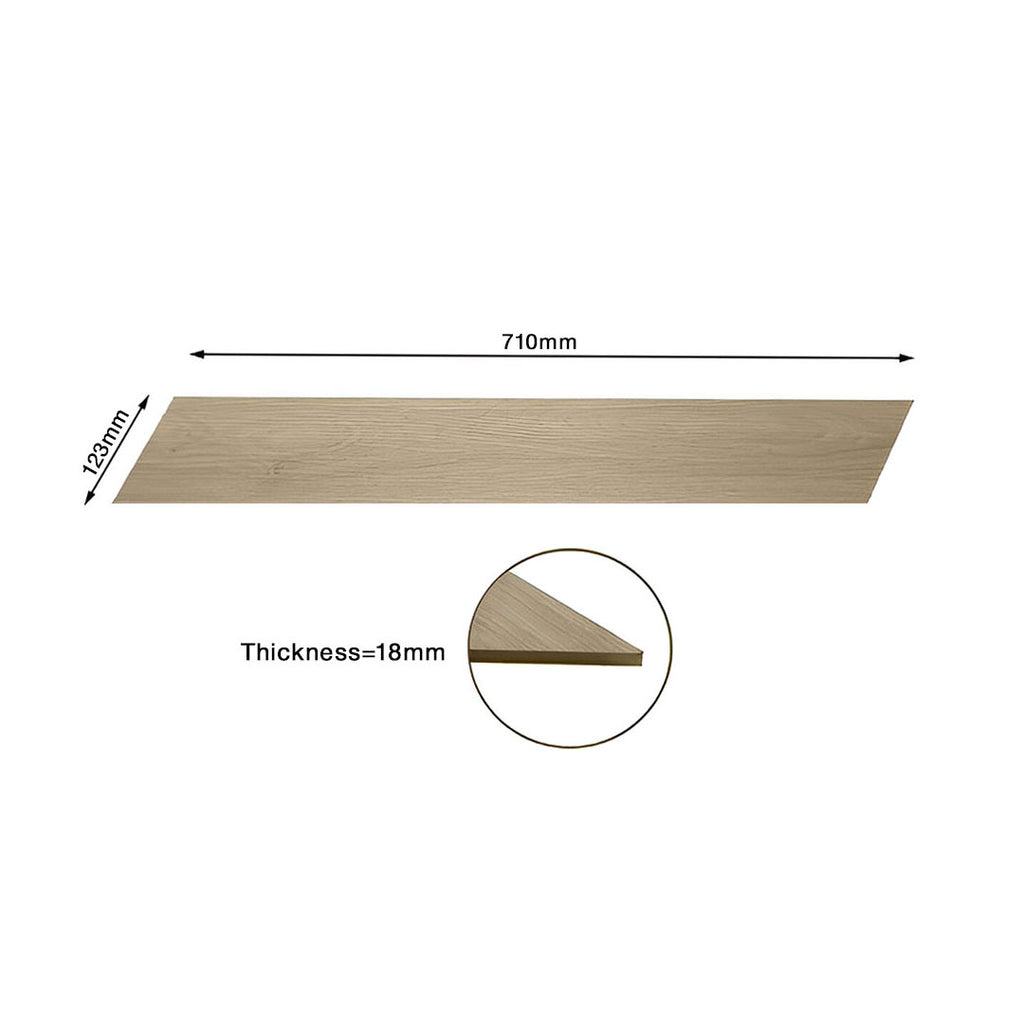 Timbo Solid Oak Chevron Parquet Timber Flooring - 1 box