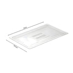 Clear 1/1 GN Lid Food Tray Cover