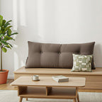 SOGA 100cm Coffee Cushion Pillow