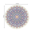 SOGA 120cm Mandala Round Area Thick Anti-slip Doormat Home Decor