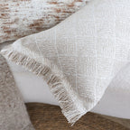 SOGA 35cm Natural Woven Fringe Throw Pillows