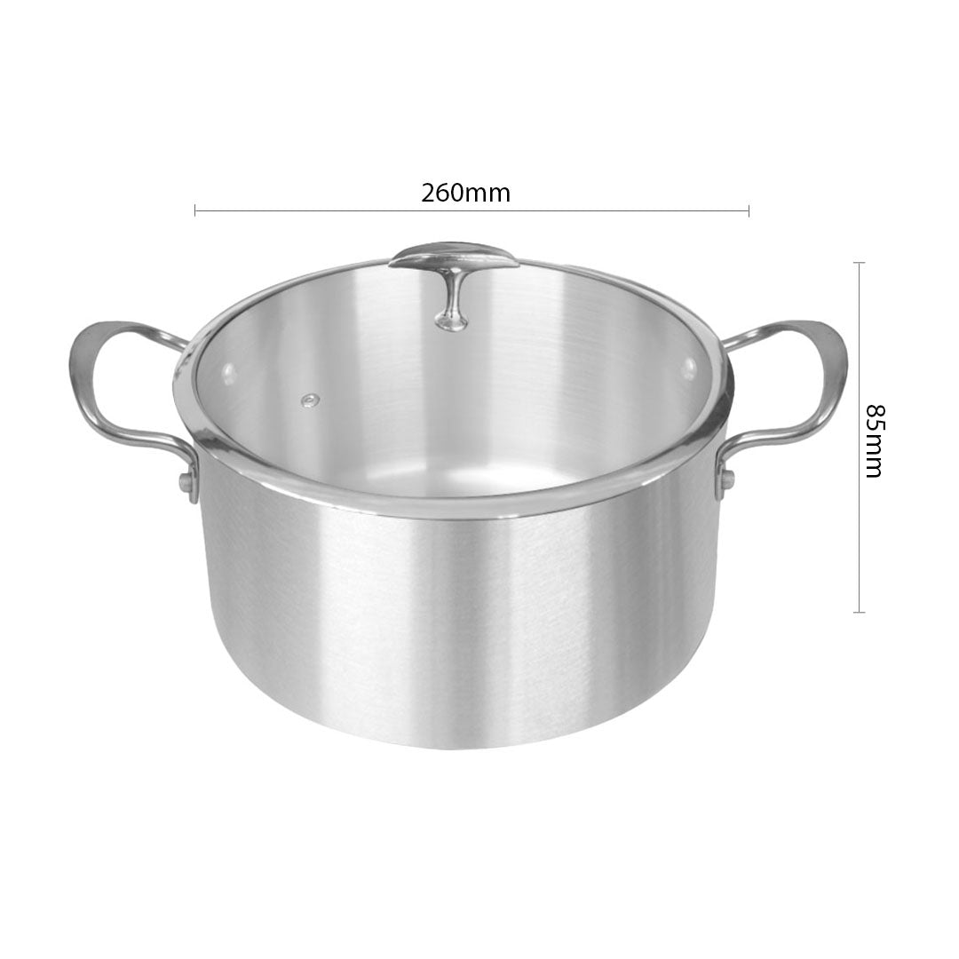 26cm Stainless Steel Casserole
