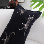 35cm Black Throw Pillow Elegant Decorative Cushion