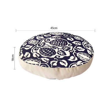 SOGA 45cm Puff Polyester-Cotton Pillow with EPP Particle Insert for Enhanced Comfort Home Decor