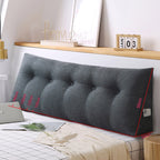 150cm Dark Grey Wedge Bed Cushion