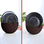SOGA Coffee Large Hanging Resin Flower Pot Self Watering Basket Planter