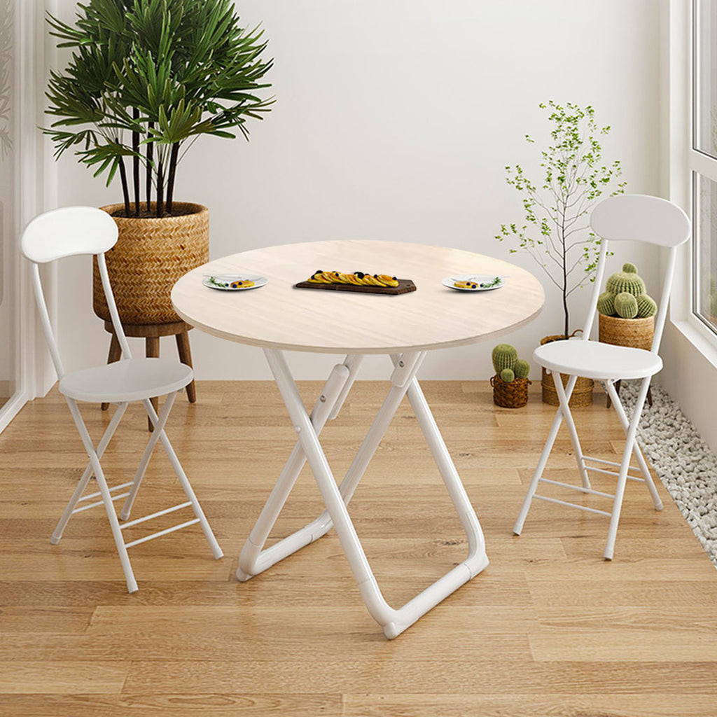 80cm Light Wood Color Table Versatile Use