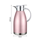 Soga 1.8L Rose Color 3-Layer Vacuum Insulated Water Bottle