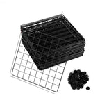 Black Portable 6-Cube 3 Column Storage Organiser