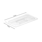 Clear 1/3 GN Lid Food Tray Cover