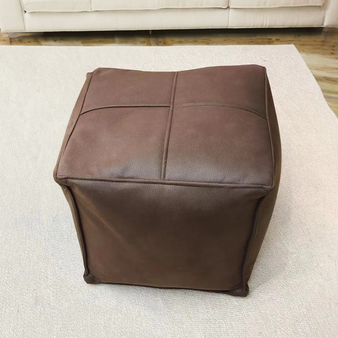 Premium Leather Pillow with Soft EPP Particle Insert