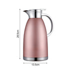 Soga 2.3L Rose Color 3-Layer Vacuum Insulated Water Bottle