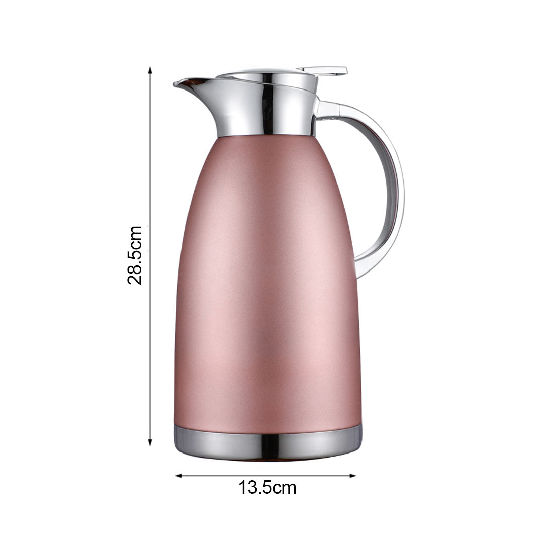 Soga 2.3L Rose Color 3-Layer Vacuum Insulated Water Bottle