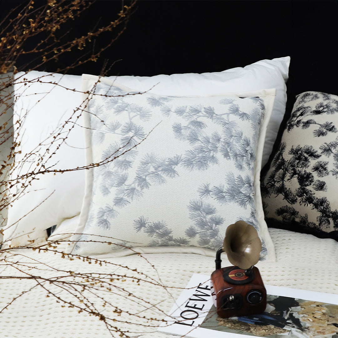 45cm Throw Pillow Cream White