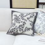 45cm Throw Pillow Black and White