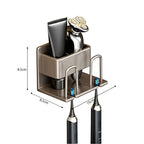 15cm Wall-Mounted Bathroom Storage Rack
