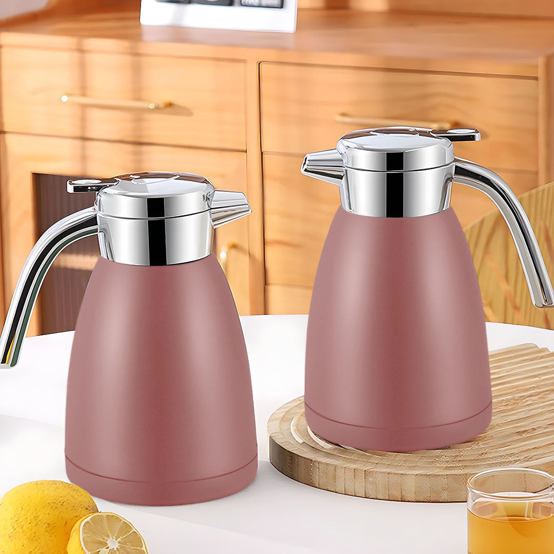 2.2L Stainless Steel Water Bottle Pink
