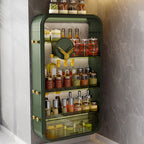 Green Multi Tier Cosmetic Storage Rack Organiser
