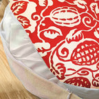 45cm Red Premium Polyester Cotton Cushion with EPP Particle