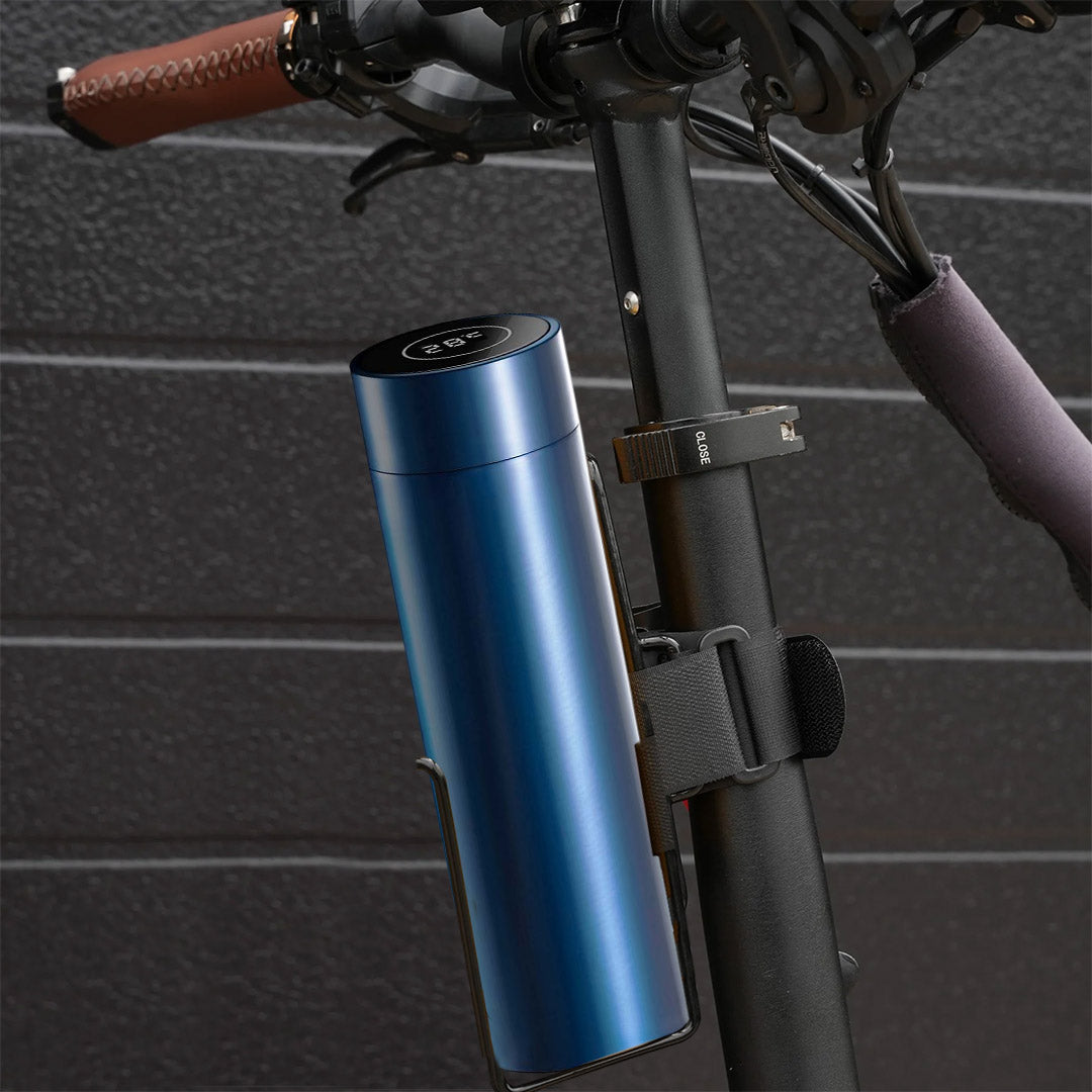 500ML Smart Thermometer Bottle Vacuum Flask Blue