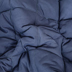 183cm Blue Wide Cross-Hatch Mattress Cover